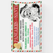 Pfannkuchen mit Santa Banner (Vertikal)