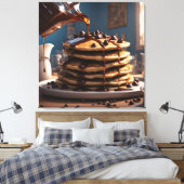 Pfannkuchen mit Schokoladenstückchen Leinwanddruck (Insitu (Schlafzimmer))