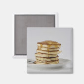 Pfannkuchen mit Sirup Magnet (Vorderseite/Rückseite)