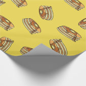 Pfannkuchen-Packpapier Geschenkpapier (Ecke)