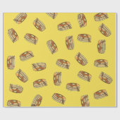 Pfannkuchen-Packpapier Geschenkpapier (Flach)