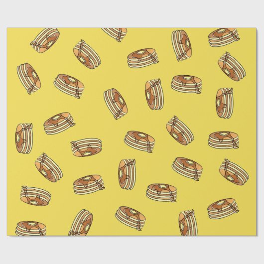 Pfannkuchen-Packpapier Geschenkpapier (Flach)