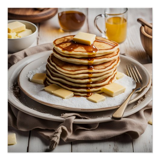 Pfannkuchen Poster (Vorderseite)