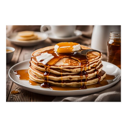 Pfannkuchen Poster (Vorderseite)