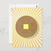 Pfannkuchen Postkarte (Vorne/Hinten)
