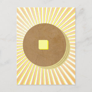 Pfannkuchen Postkarte