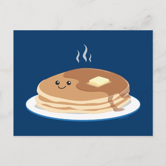 Pfannkuchen Postkarte (Vorderseite)