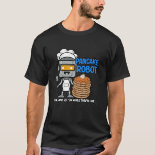 Pfannkuchen-Roboter, Lustige Flap Jack Designs, Be T-Shirt