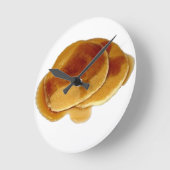 Pfannkuchen Runde Wanduhr (Winkel)