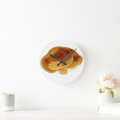 Pfannkuchen Runde Wanduhr (Zuhause)