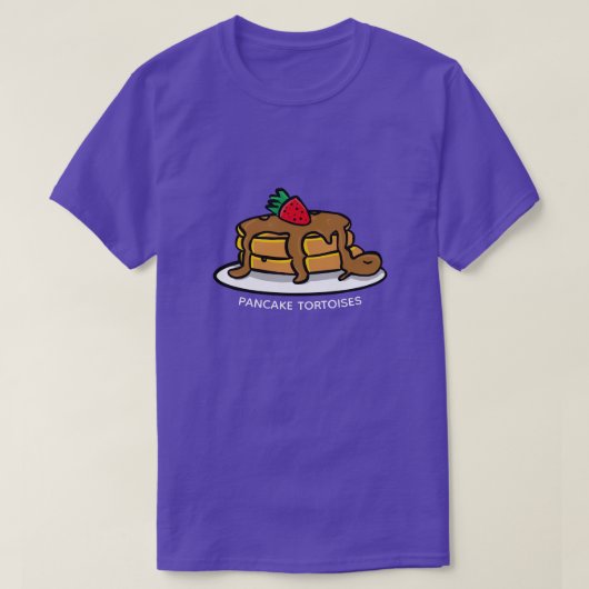 Pfannkuchen-Schildkröten T-Shirt (Design vorne)