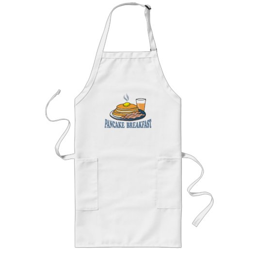 Pfannkuchen-Speck-Saft-Geldbeschaffer Lange Schürze (Vorne)