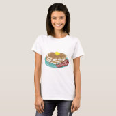 Pfannkuchen-Speck T-Shirt (Vorne ganz)