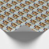 Pfannkuchen-Stapel-Klettern  Geschenkpapier (Ecke)