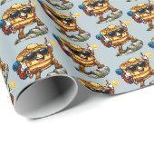 Pfannkuchen-Stapel-Klettern  Geschenkpapier (Rolleneckpunkt)