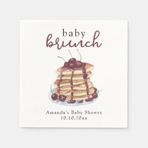 Pfannkuchen Süße Kirsch-Baby-Party Serviette
