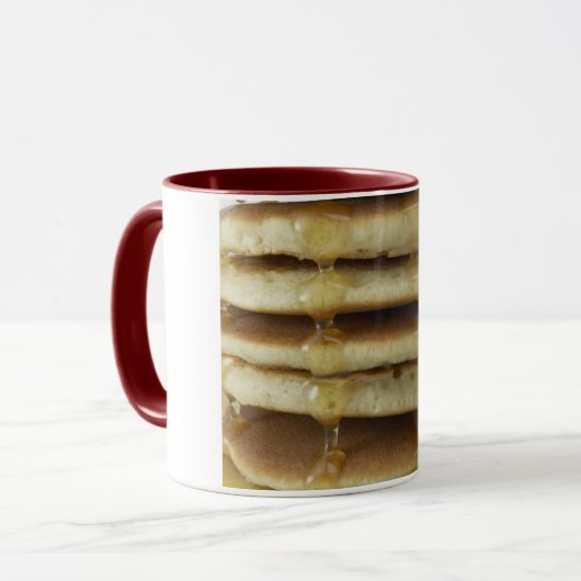 Pfannkuchen u. Sirupkaffee-Tasse Tasse (Vorderseite Links)