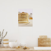 Pfannkuchen und Ahornsirup Poster (Küche)