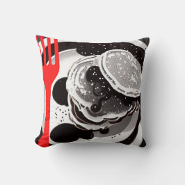 Pfannkuchen und Gabelknochen Kissen