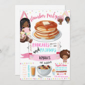 Pfannkuchen und Pajamas Geburtstagskarte (Vorne/Hinten)