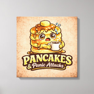 Pfannkuchen und Panikattacken - Foodie-Fiends Leinwanddruck