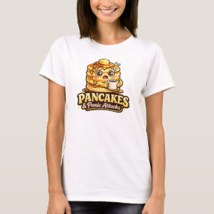 Pfannkuchen und Panikattacken - Foodie-Fiends T-Shirt