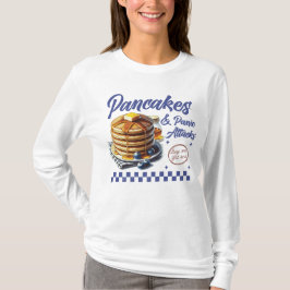 Pfannkuchen und Panikattacken Spaß für psychische  T-Shirt