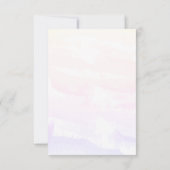 Pfannkuchen und Schnuller Brunch Babydusche Dankeskarte (Rückseite)