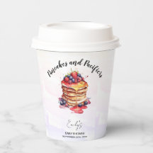 Pfannkuchen und Schnuller Brunch Babydusche