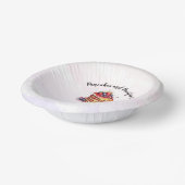 Pfannkuchen und Schnuller Brunch Babydusche Pappteller (Gewinkelt)