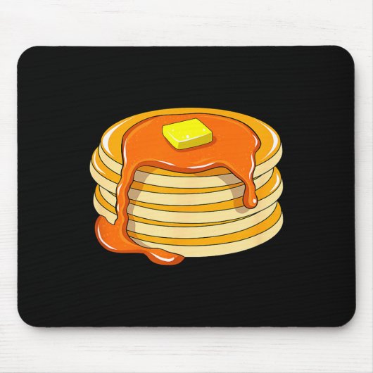 Pfannkuchen und Sirup Mousepad (Vorne)
