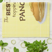 Pfannkuchen und Sirup-Spitze-Zitat Handtuch (Gefaltet)