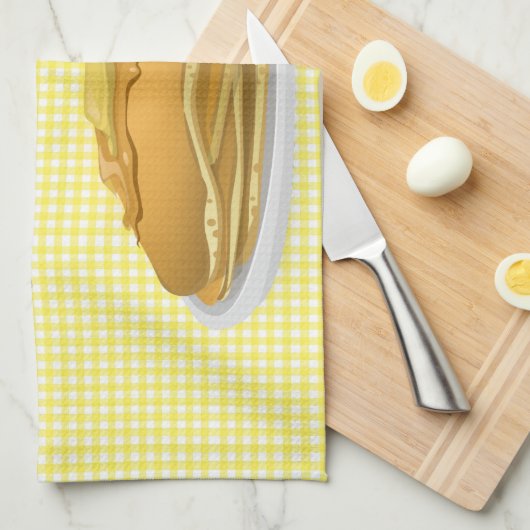 Pfannkuchen und Sirup-Spitze-Zitat Handtuch (Viertel Falte)