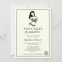Pfannkuchen und Unterwäsche Wäsche Brautparty