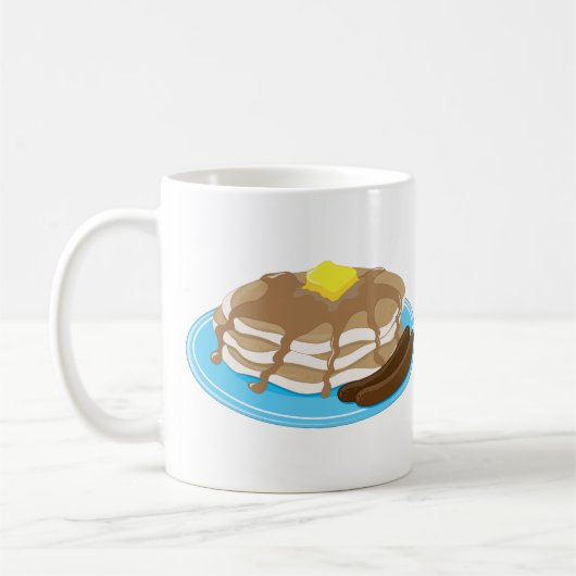 Pfannkuchen-Wurst Kaffeetasse (Links)
