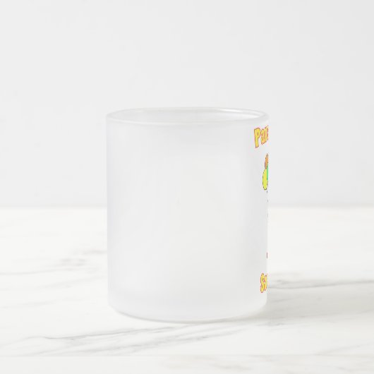 Pfannkuchen-Zirkus-Frost-Tasse Mattglastasse (Mittel)