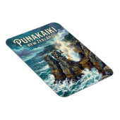 Pfannkuchenfelsen Neuseeland Magnet (Rechte Seite)