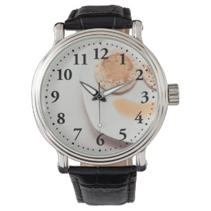 Pfannkuchengesicht Armbanduhr