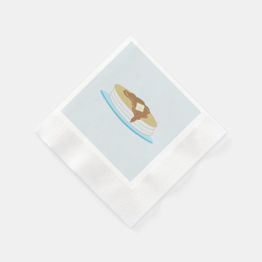 Pfannkuchenstapel Serviette (Ecke)