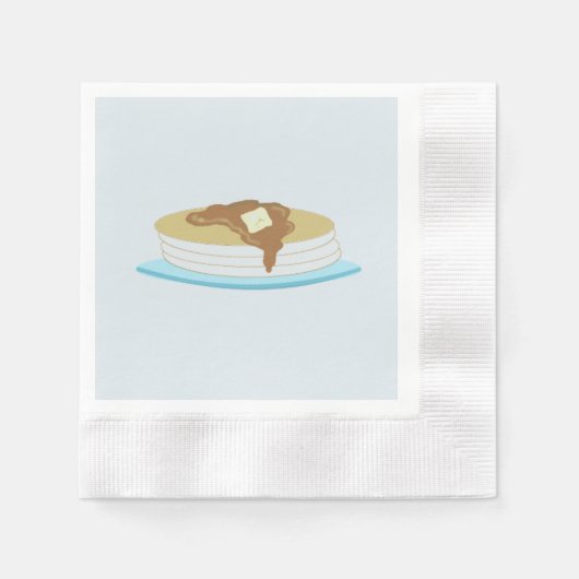 Pfannkuchenstapel Serviette (Vorderseite)