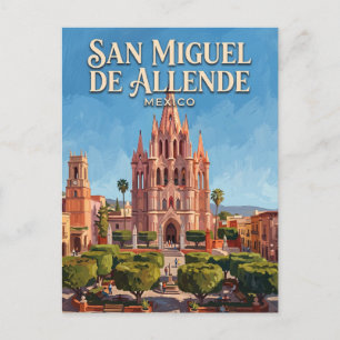 Pfarrei San Miguel Arcángel Mexiko Postkarte
