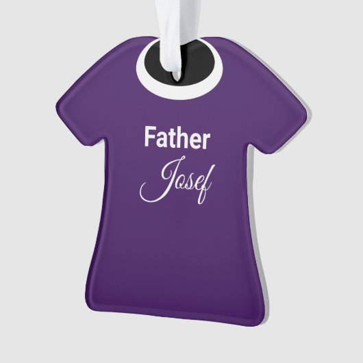 Pfarrer Clergy's Clerical Collar Ornament (Vorderseite)