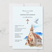 Pfarrer-Dedication Einladung (Vorderseite)