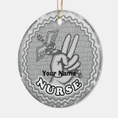 Pfarrer Keramik Ornament (Links)