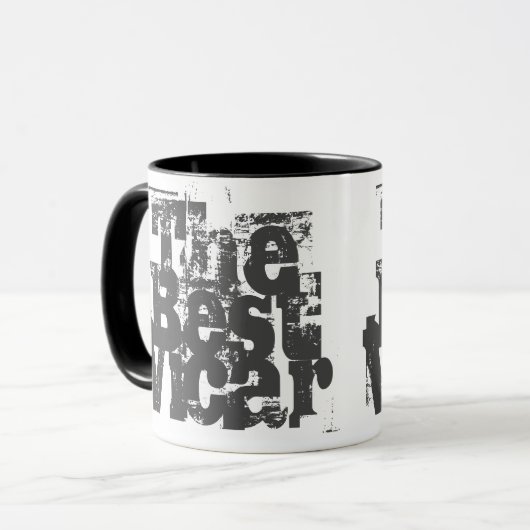 Pfarrer oder Vikar Geschenk. Das beste Vicar Tasse (Vorderseite Links)