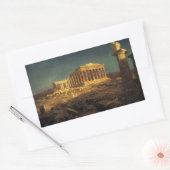 Pfarrer "Parthenon" Rechteckiger Aufkleber (Umschlag)