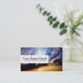 Pfarrer Religion Christliches Christentum Visitenkarte (Stehend Vorderseite)