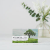 Pfarrer Religion Christliches Christentum Visitenkarte (Stehend Vorderseite)