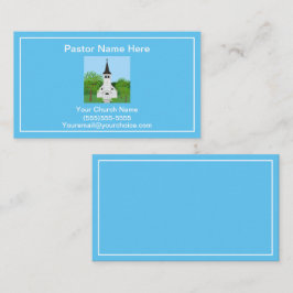 Pfarrer und Kirche Visitenkarte