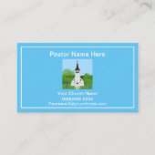 Pfarrer und Kirche Visitenkarte (Vorderseite)